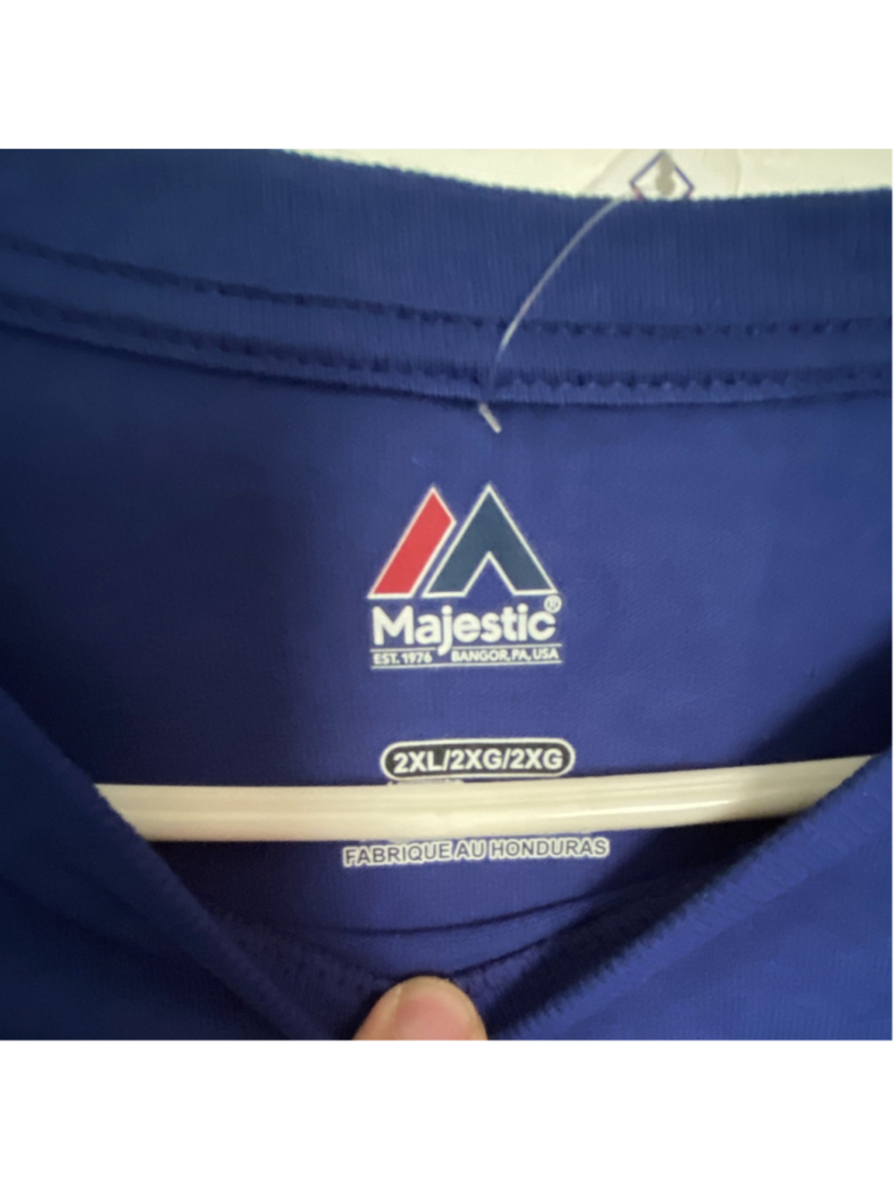 Majestic New York Mets MLB Officially Licensed Long Sleeve Shirt 2XL Blue - Picture 6 of 6